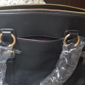 Dooney Bourke-Domed Buckle Satchel